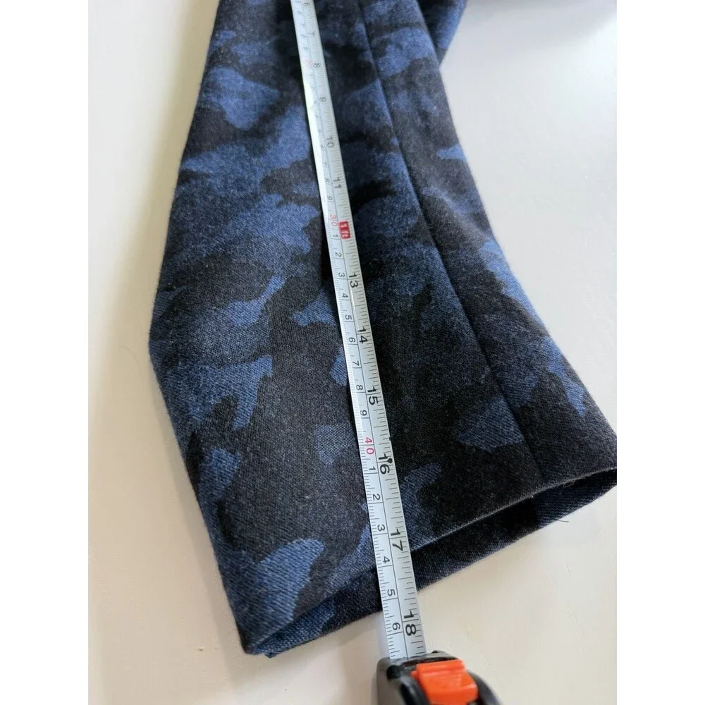 Robert Graham 44-46 Blue Camouflage Wool & Cashmere Blend Flannel Blazer 24X30